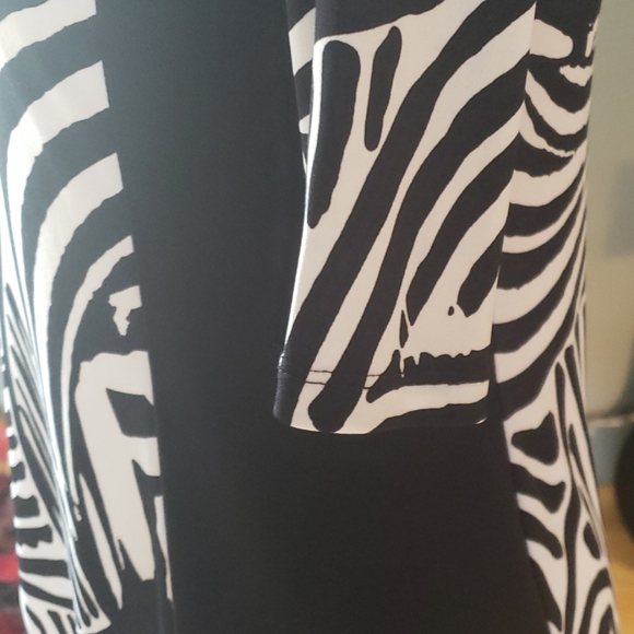 Style & Co. Zebra dress size SP - Picture 3 of 5